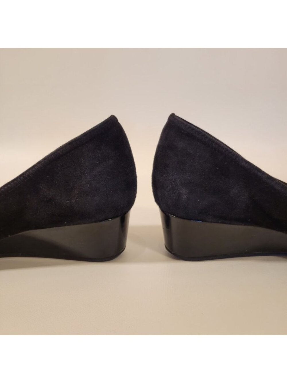 Cole Haan Air Tali Wedge in Black Suede - Picture 5 of 6